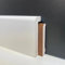 BATTISCOPA Coprimarmo coprivecchio in Fibra di Legno 100x25 (interno 85x13) BIANCO