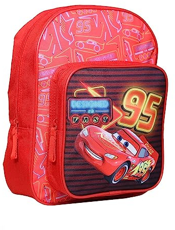 Bagtrotter Disney Cars Lightning McQueen Rucksack, 31 cm, Rot