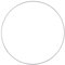 Rayher Ring aus beschichtetem Metall, 60 cm Durchmesser, silberfarben