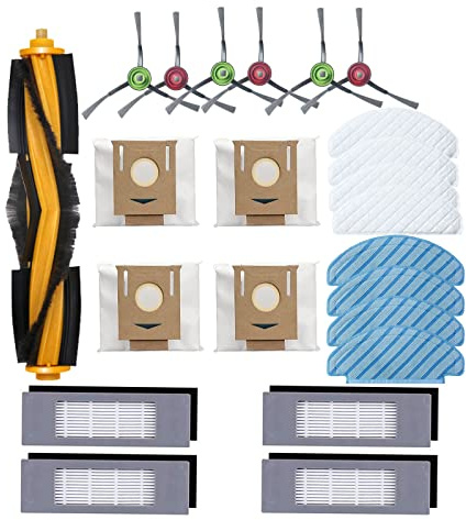 Kit di accessori di ricambio adatto per robot aspirapolvere Ecovacs DEEBOT OZMO T8 AIVI T8 N8 Pro N8 Pro Plus, Deebot T8 N8 pro + parti di ricambio (confezione da 23)