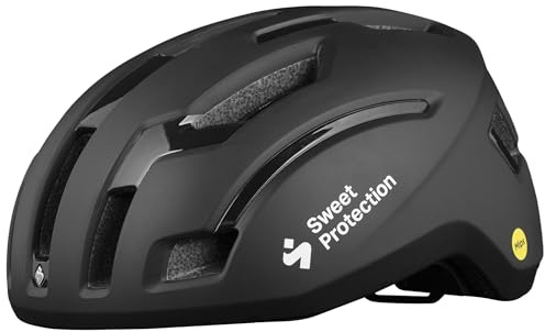 Sweet Protection Seeker MIPS Road Bike Helmet for Men & Women – Lightweight Cycling Helmet with STACC Ventilation, Occigrip Dial Fit & MIPS Brain Protection - Everyday Road Biking - Black