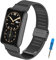 BDIG Ersatzbänder Kompatibel für Xiaomi Mi Band 7 Pro Metallbänder, Mi Band 7 Armband Edelstahl Verstellbares Strap Ersatzband Zubehör mit Xiaomi Mi Smart Band 7 Pro