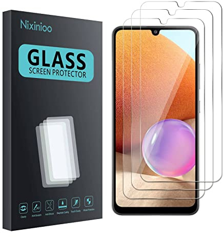 [3 Pièces] Verre Trempé Film Protection écran pour Samsung Galaxy A32 4G,Anti-Rayures, Dureté 9H, HD,Glass Screen Protector