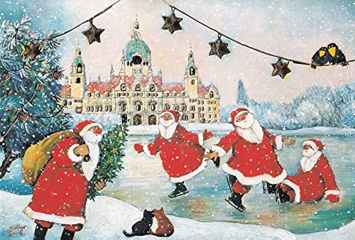 Weihnachtskarte Hannover Nostalgie Doppelkarte