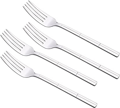 Lesbin 12-Piece Stainless Steel Dinner Forks, Stainless Steel Table Forks
