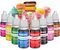 Lebensmittelfarbe - 8 Farben Flüssige Lebensmittel Set für Tortendeko, Backen, Ostereierfarbe, Hochkonzentrierte Food Coloring für Kuchendekoration, DIY Handwerk, Seifen - 10ml jeder