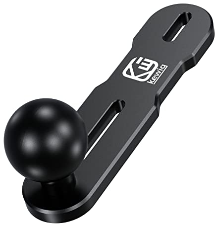 BRCOVAN Base di montaggio in lega di alluminio con sfera in TPU da 1 per moto, copertura del serbatoio del freno/frizione, compatibile con RAM Mounts B dimensione 1 pollice sfera braccio doppio