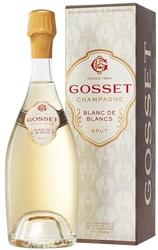 Champagne Gosset Grand Blanc de Blancs avec étui - 75 cl
