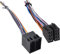 Goliton ISO Radio Wiring Harness Male Female Adapter Compatible with Volvo Sterling Mack Kenworth Peterbilt Freightliner International Semi Truck Stereo to Sony Android JVC Pioneer Kenwood