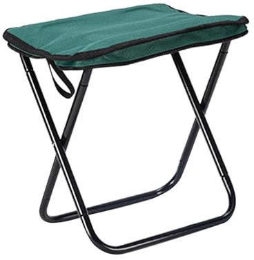 Perfeclan Tabouret de Camping, Petite Chaise Pliante, Repose-Pieds léger, Tabouret de pêche pour Patio extérieur, randonnée, Jardin, Petits tabourets, Vert