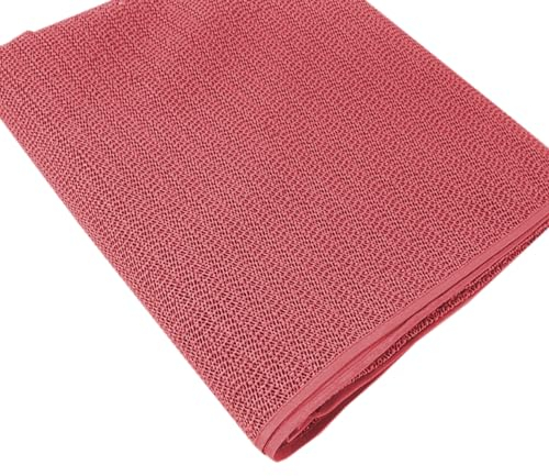Top Qualität !!! Gartentischdecke Weichschaum Tischdecke Anti Rutsch wetterfest rutschfest waschbar Garten 130x220cm, Farben:Rot