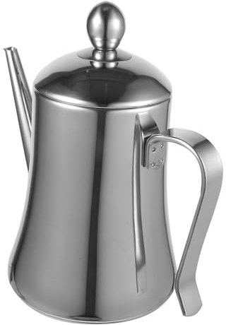 Cabilock Contenedor De Aceite Inoxidable 1l Dispensador De Aceite Botella Ideal Para Vinagre Leche Té