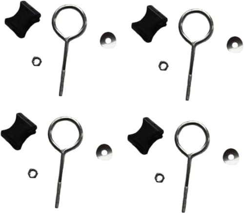 RDAHSUEHH Lot de 4 vis de rechange pour trampoline - Pour grands trampolines et petits trampolines