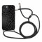 Coalbooliy Handyband für iPhone 15 Hülle mit Band, Aesthetic Leopard Muster Verstellbarer Halskette Handyhülle Kordel Umhängen Silikon TPU Case Stoßfest Kamera Schutzhülle Kette Cover, 03