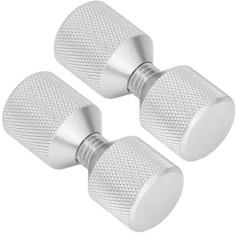 Aluminium Flange Alignment Pin Set Dual Hole Pins 1‑1/8in for 0.5 to 14in 150LB Flanges (Silver)