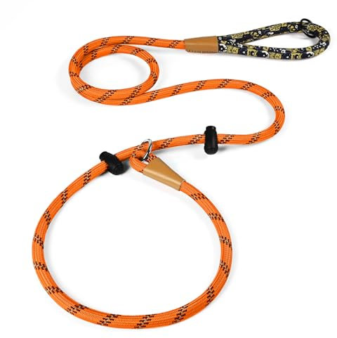 lynxking hundeleine reflektierende 180cm schleppleine zum Reinschlüpfen retrieverleine mit zugstopp Hund Leine Dog Leash mit Gepolsterter Griff zum Trainieren und Gassi gehen Reinschlüpfen