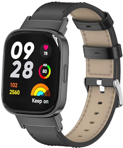 CHULN Correa de PU Compatible con Xiaomi Redmi Watch 3 Pulsera, Correa Suave y Cómoda Redmi Watch 3 Correa de Repuesto