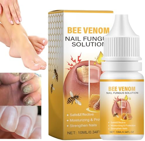 Bee Venom Nail Soothing Solution,Bee Venom Nail Soothing Serum,Nail Strengthener for Damaged Nails,Nail Hardener,Nail Strengthener and Growth Polish,Antifungal Nail Polish,Nail Repair Treatment