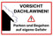 Vorsicht Dachlawinen Schild 20x30cm wetterfestes Schild Alu/Dipond Achtung Dachlawine
