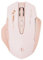 Uineer Bluetooth Maus, [aktualisiert] Maus kabellos Tri-Modus (BT 5.0/4.0+2,4 GHz), sichtbare Batteriestufe, ergonomische Computer Maus, 4 einstellbare DPI, funkmaus für Laptop und PC, rosa