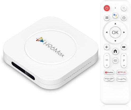 LEFFOT M1 Plus Android 14.0 TV Box 2025, 4K Ultra HD Smart TV Box Android, 4GB RAM + 32GB ROM, Support HDR10+, 2.4G & 5G WiFi 6, 100M Ethernet, BT 5.4, Voice Control, RK3528 Quad Core ARM Cortex-A53