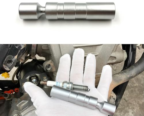 FAFRWRFS Motorcycle Spark Plug Sleeve 12 Angle Thin Wall 3/8 Drive Disassembly Wrench Remover Tool For KTM For HONDA For YAMAHA KXF YZF