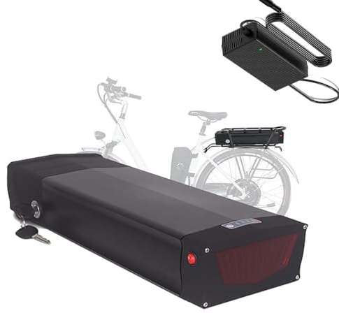HJGHY 36v 20ah, Batteria agli ioni di Litio per Portapacchi Posteriore per Bicicletta elettrica da 48 V, 36 V, 10 Ah, 13 Ah, 15 Ah, 20 Ah