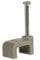 Aptii Flat cable clips 100 Pack for 2.5mm twin & earth Grey
