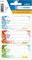 HERMA 5982 Buchetiketten zum Beschriften Spirit, 9 Stück, 76 x 35 mm, selbstklebend, liniert, Buchaufkleber für Schule Kinder Mädchen Jungen, mehrfarbige Heftetiketten Aufkleber, bunt