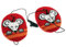 earbags Kinder Ohrenwärmer Kids, Kindermaus rot, S, 824