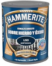 Hammerite Esmalte Liso Brillante, Azul Oscuro, 750 ml (Paquete de 1)