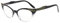 Eyekepper Cateyes Damen brillen (Schwarz-Transparent, 0.00)