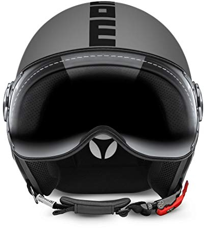 MoMo Herren 10010020362 helmet, GREY MATT/BLACK, XS EU