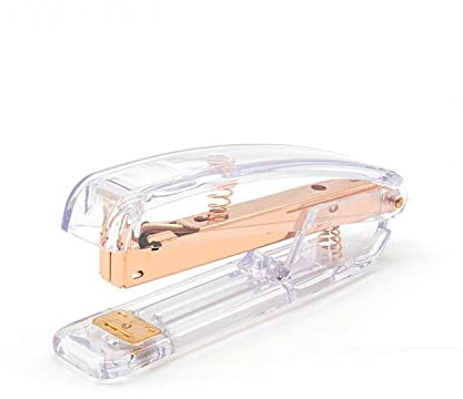 Agrafeuse Rose Gold Manual Stapler Mode Métal Stachler Inclure les agrafes Agrafeuse Bureau