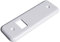 Rolladen Gurtwickler Blende Softline abgerundet weiß - 4 Stück (Abdeckplatte) ROLATEC Set 105/135 / 160/185 mm Lochabstand (Lochabstand 160 mm)