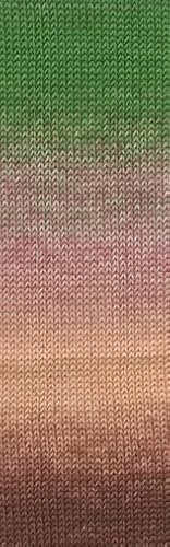Lang Yarns - Merino 150 Dégradé Fb. 3 grün/bordeaux/lachs 50 g