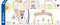 Selecta 64307 Steiff, Spieltrapez aus Holz, blau, 59 cm