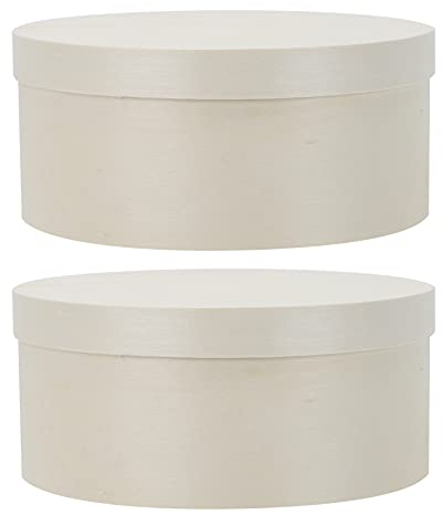 Cabilock Caja De 2 Piezas Caja De Tarta De Queso Postre De Pastel Recipiente De Tarta De Queso Recipientes para Magdalenas Tartas De Queso Pastelitos Mini Pastel Navidad Tarro De Madera