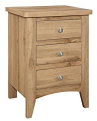Birlea HAMPSTEAD 3 DRAWER BEDSIDE OAK