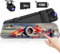 10 4K Mirror Dash Cam,Touch Screen Smart Rear View Mirror Camera, 4K+1080P Dash Cam Front and Rear, Night Vision, Reverse Assist,Loop Recording, 24H Parking Mode, Included 64GB Card