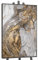 YS-Art XXL Abstrakt Acryl Gemälde auf Leinwand mit Rahmen Kostbarkeit handgemalte Wandbilder Wohnzimmer Wohndekor Barock Stil Bilder echte Kunst 120x80 cm