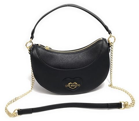 Love Moschino, BORSA A SPALLA Donna, Nero, Taglia unica