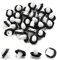 JDCMEI 100 Piezas Kit Clips Moldura Panel Puerta Coche, Clip de Fijación del Coche Clip del Panel de Guarnición con Junta de Goma Negra Retención del Vehículo Clips para Panel de Puerta de Coche