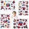 Temporäre Tattoo Set Kinder Tattoos für SpiderMan,4 Blätter Spiderman Kindertattoos Aufkleber Stickers für Geschenktüten Kindergeburtstag Mitgebsel Mädchen Jungen