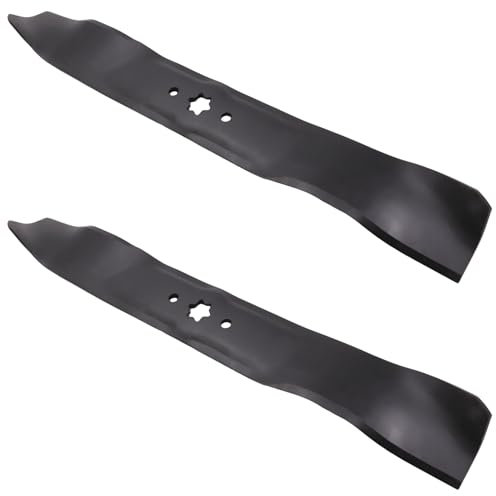 Lot de 2 lames de tracteur tondeuse pour tondeuse 42 / 107 cm MTD 742-0616A 742-0647 742-