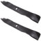 Lot de 2 lames de tracteur tondeuse pour tondeuse 42 / 107 cm MTD 742-0616A 742-0647 742-