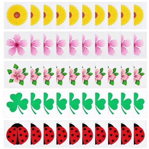 50 Pack Fliegenaufkleber-Falle für den Innenbereich, Fenster-Fliegenfallen, klebrige Fliegenfallen-Papiere, Fliegenfänger für den Innenbereich, Fliegenaufkleber für zu Hause