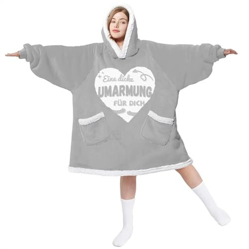 ZQYMM Beste Freundin Geschenke, Geschenk Freundin Geburtstag, Umarmung Decke mit ärmeln Geschenke für Freundin, Geburtstagsgeschenk für Frauen Freundin Mama Schwester Frau Oma