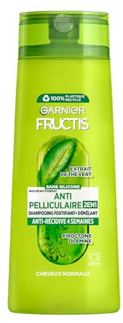 Garnier Fructis 2-in-1 Anti-Schuppen-Shampoo, Grüner Tee, 300 ml