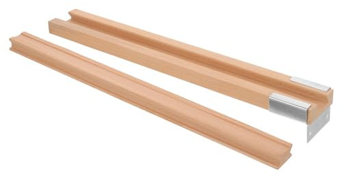 SEWOART Schubladenführungen Aus Holz Schrankschienen Ersatzschienen Für Kommoden Möbelschienen Unterbauschienen